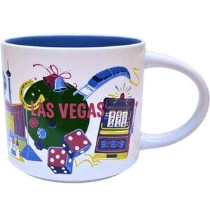2024 Starbucks 14 Oz Las Vegas Discovery Series Mug Cup Travel You Are Here